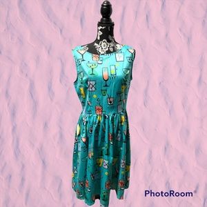 Lindy Bop, Vintage style Orleans print dress